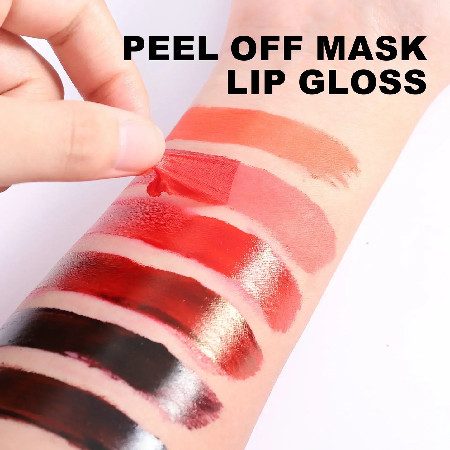 Waterproof Peel-off Lipgloss Matte Natural Mist Lip Tinted Long Lasting Lipstick Makeup Tattoo Glaze Tear Contour Stain Cosmetic