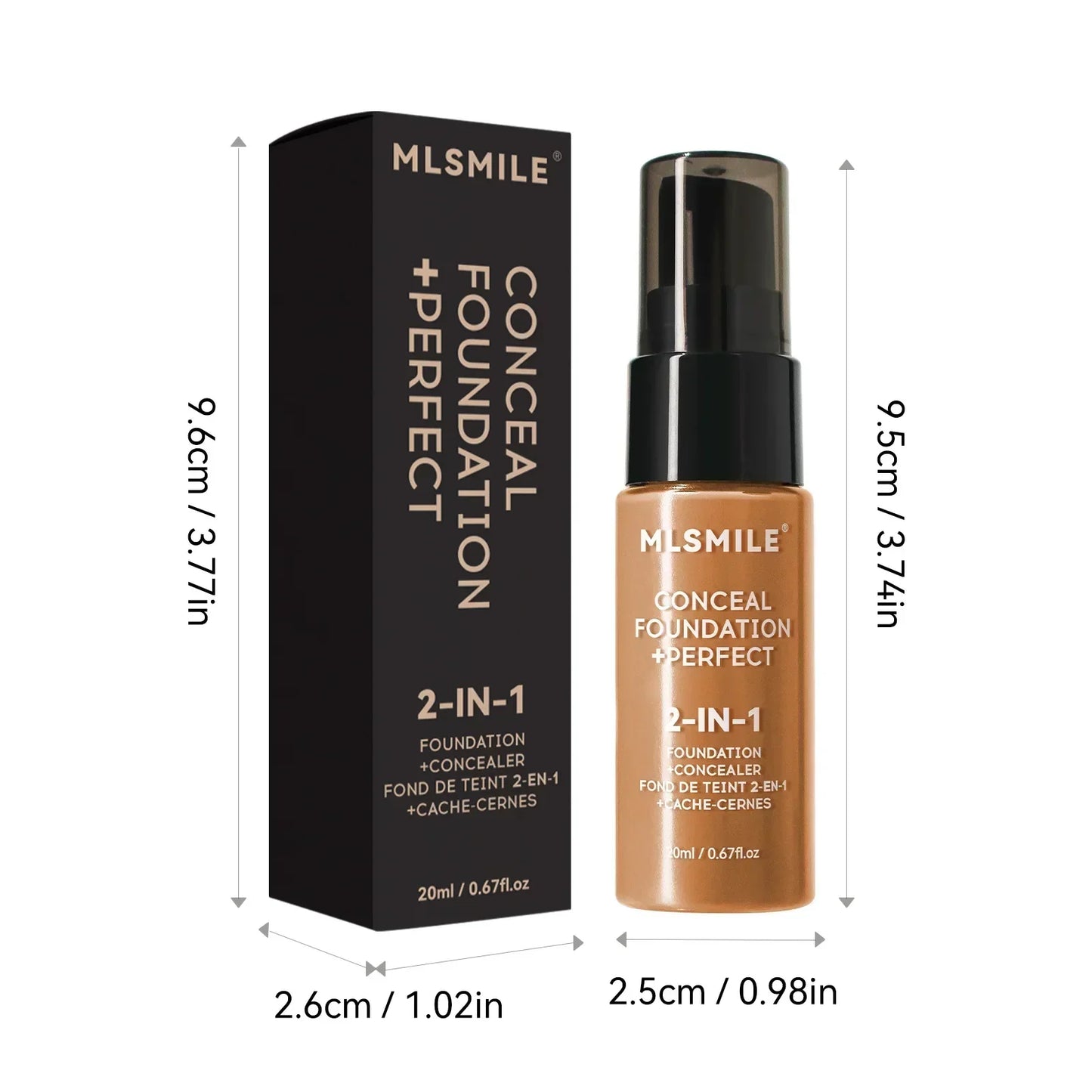 Face Foundation Cream Oil-Control Matte BBCream Waterproof Lasting Concealer Liquid Full Coverage Matte Base Professional Makeup