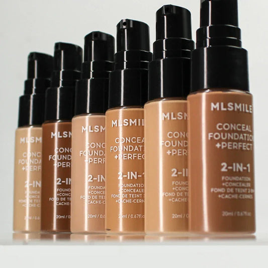 Face Foundation Cream Oil-Control Matte BBCream Waterproof Lasting Concealer Liquid Full Coverage Matte Base Professional Makeup